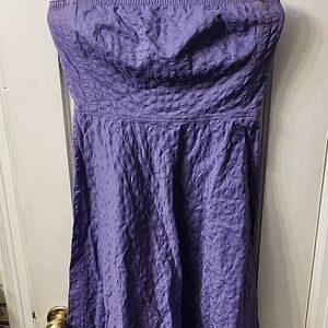 J. Crew Lavender Strapless Dress